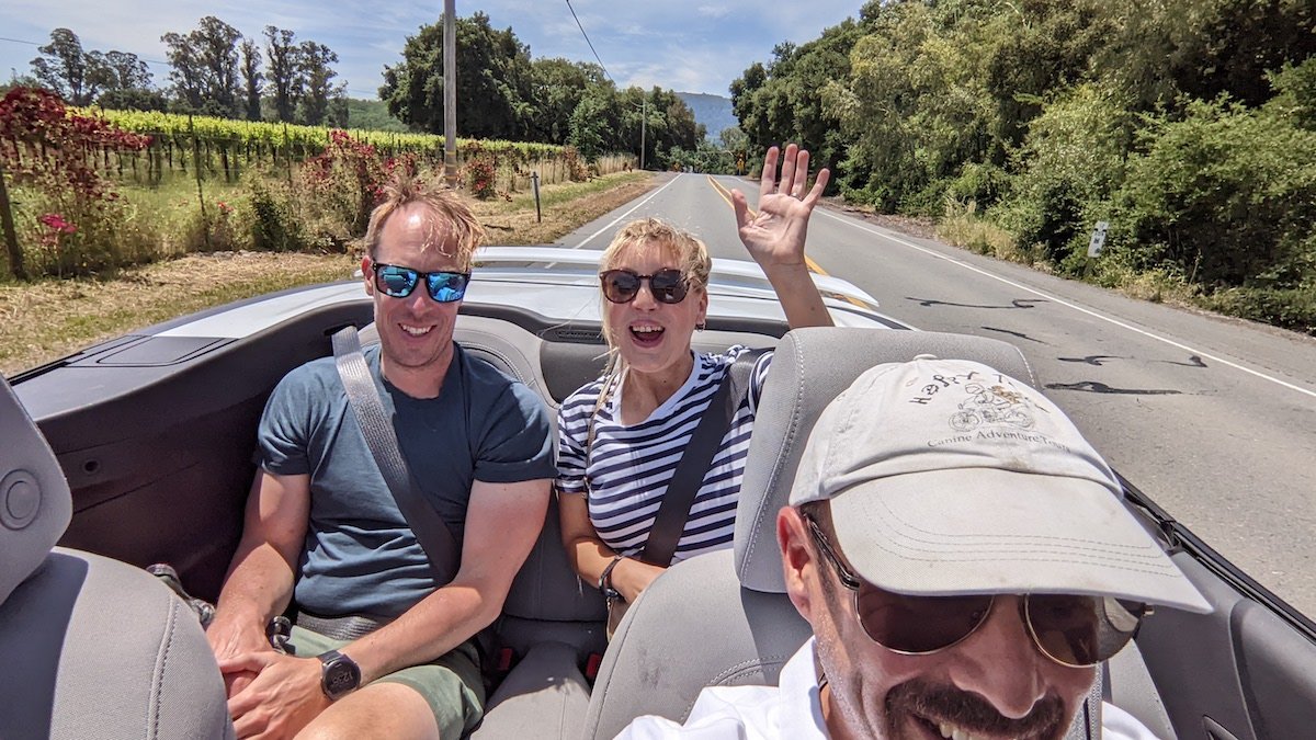 Napa wine tour group